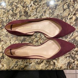 Marc Fisher Flats, burgundy